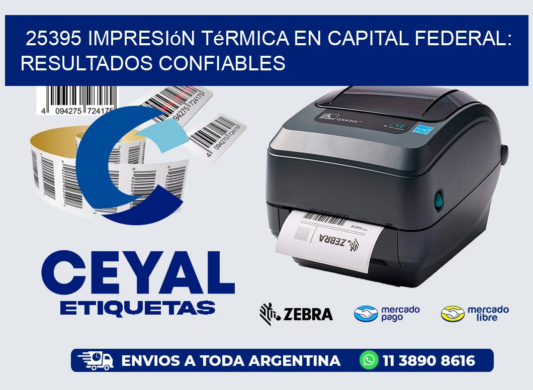 25395 Impresión Térmica en Capital Federal: Resultados Confiables