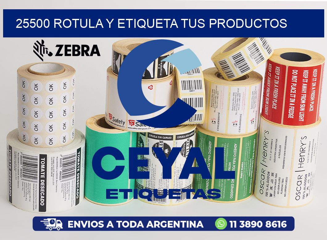 25500 ROTULA Y ETIQUETA TUS PRODUCTOS