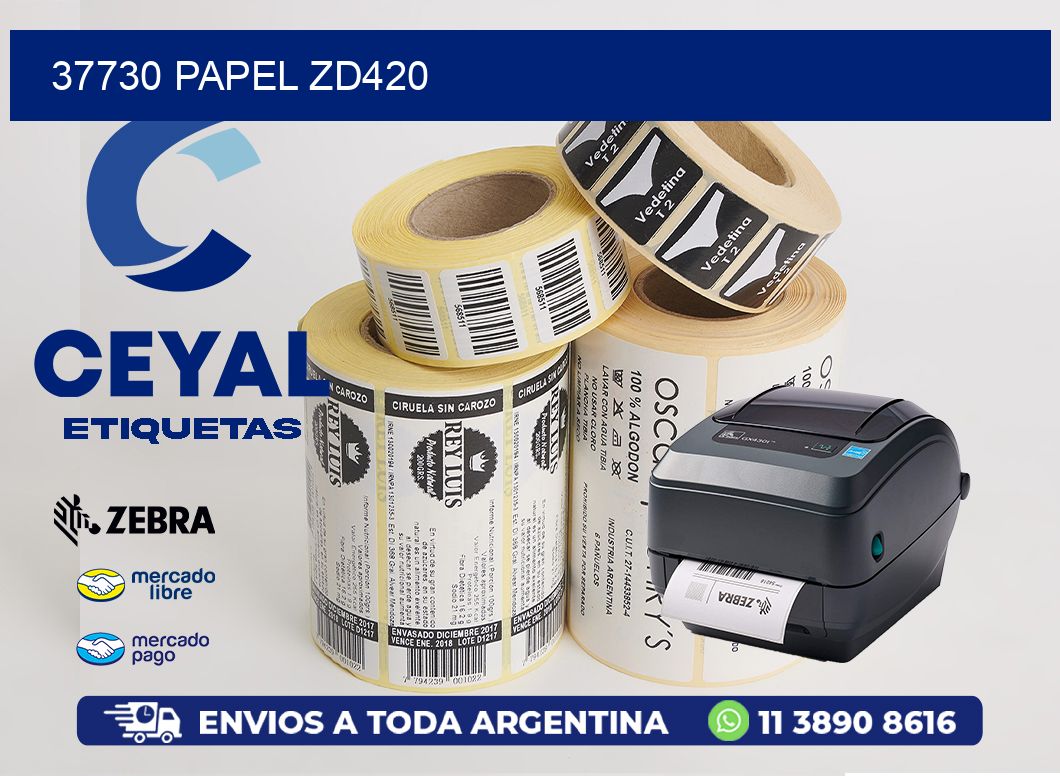 37730 PAPEL ZD420