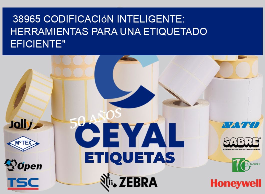 38965 Codificación Inteligente: Herramientas para una Etiquetado Eficiente»