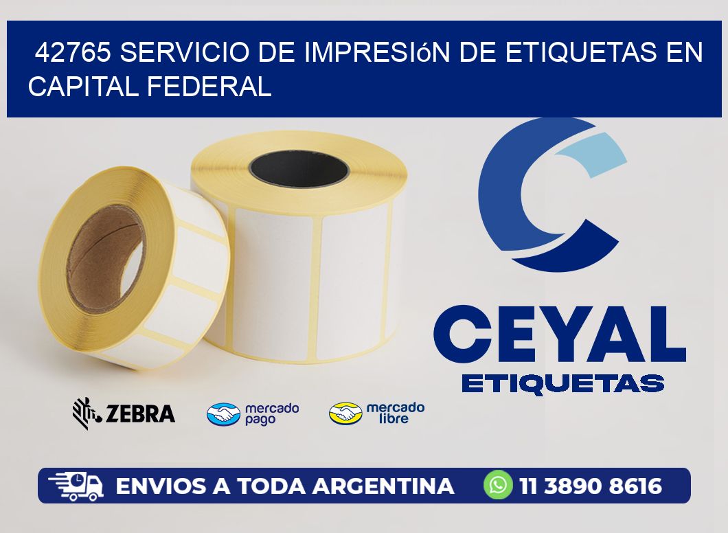 42765 Servicio de Impresión de Etiquetas en Capital Federal