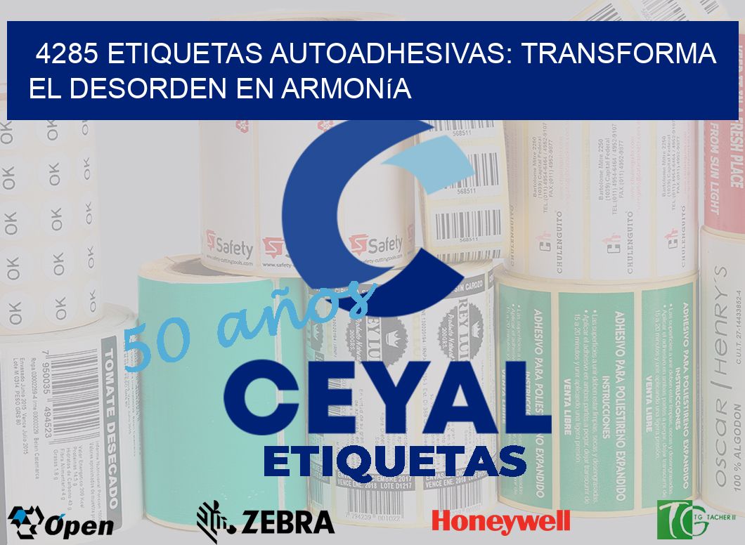 4285 Etiquetas Autoadhesivas: Transforma el Desorden en Armonía