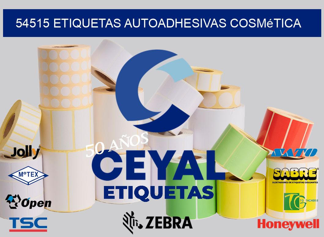 54515 Etiquetas autoadhesivas cosmética
