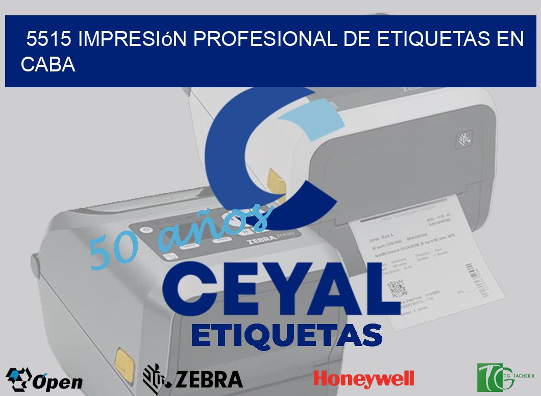 5515 Impresión Profesional de Etiquetas en CABA
