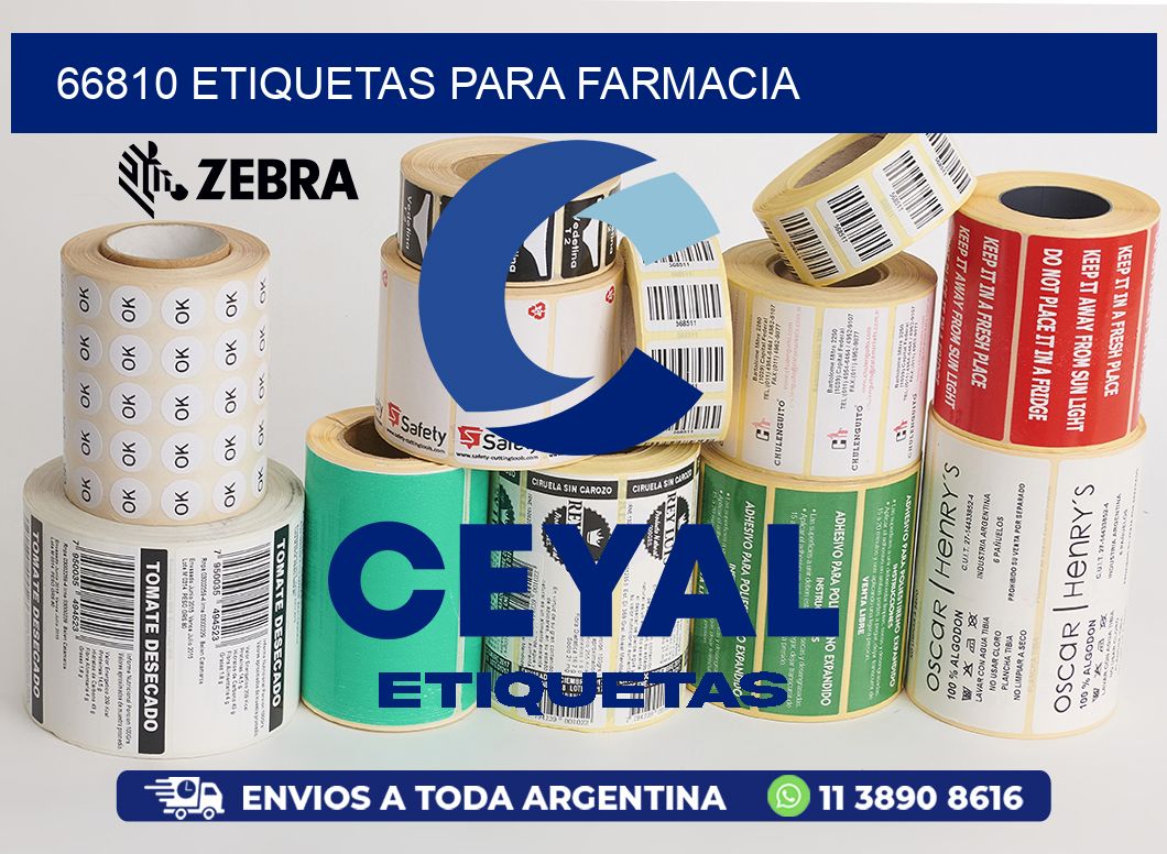 66810 ETIQUETAS PARA FARMACIA