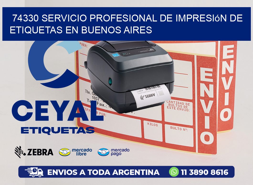 74330 Servicio Profesional de Impresión de Etiquetas en Buenos Aires