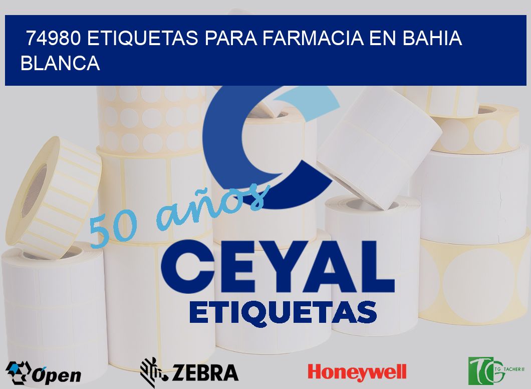 74980 ETIQUETAS PARA FARMACIA EN BAHIA BLANCA