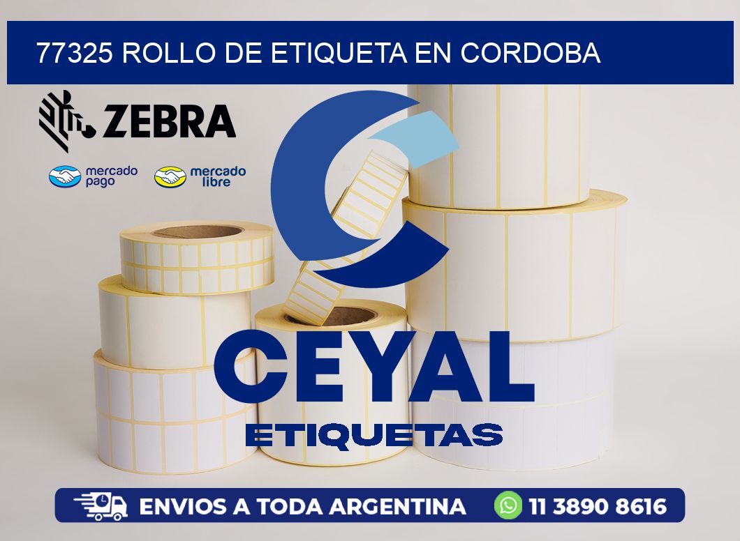 77325 ROLLO DE ETIQUETA EN CORDOBA