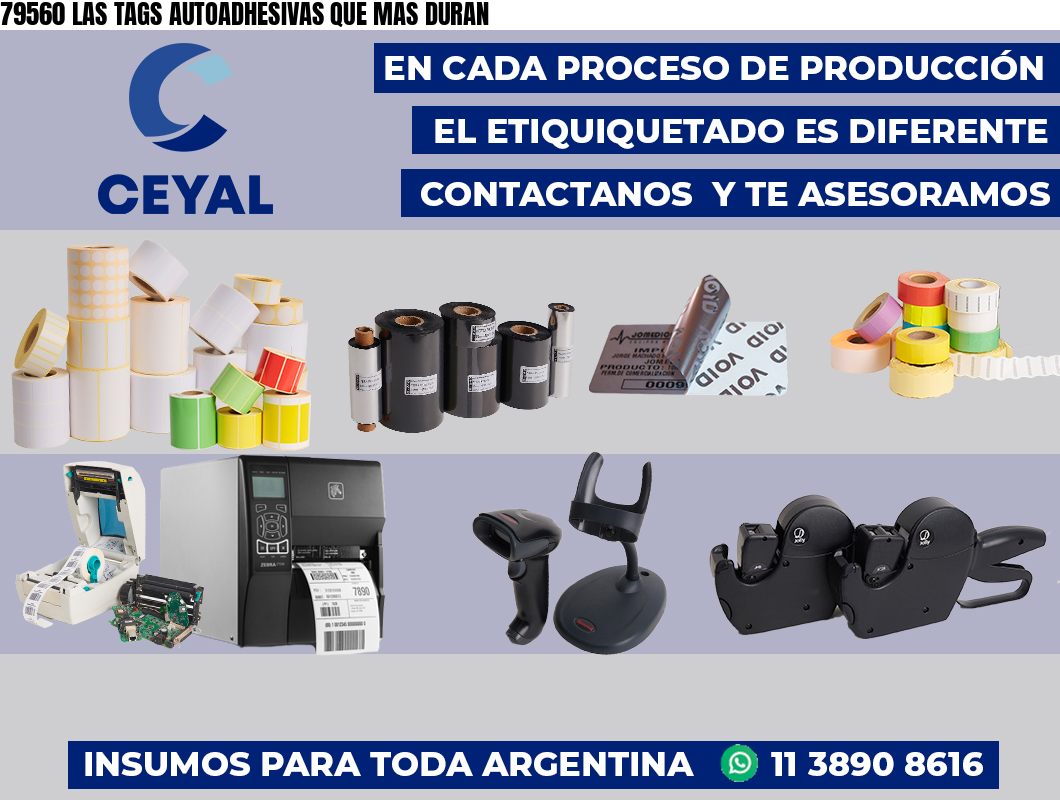 79560 LAS TAGS AUTOADHESIVAS QUE MAS DURAN