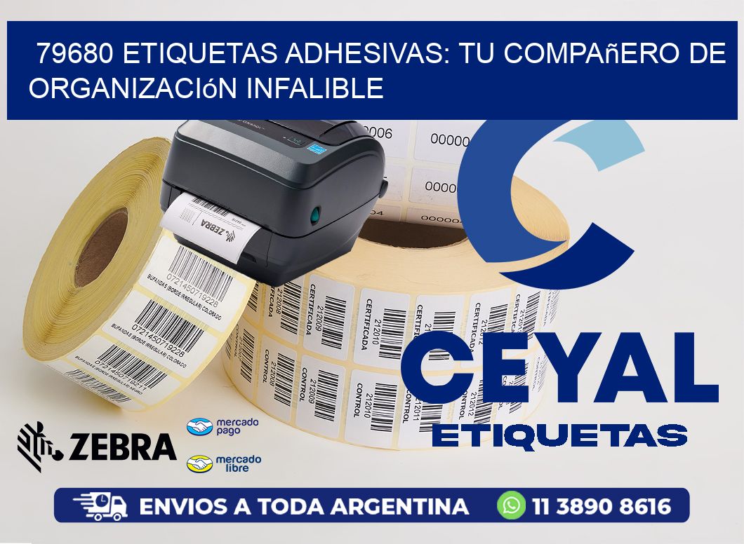 79680 Etiquetas Adhesivas: Tu Compañero de Organización Infalible