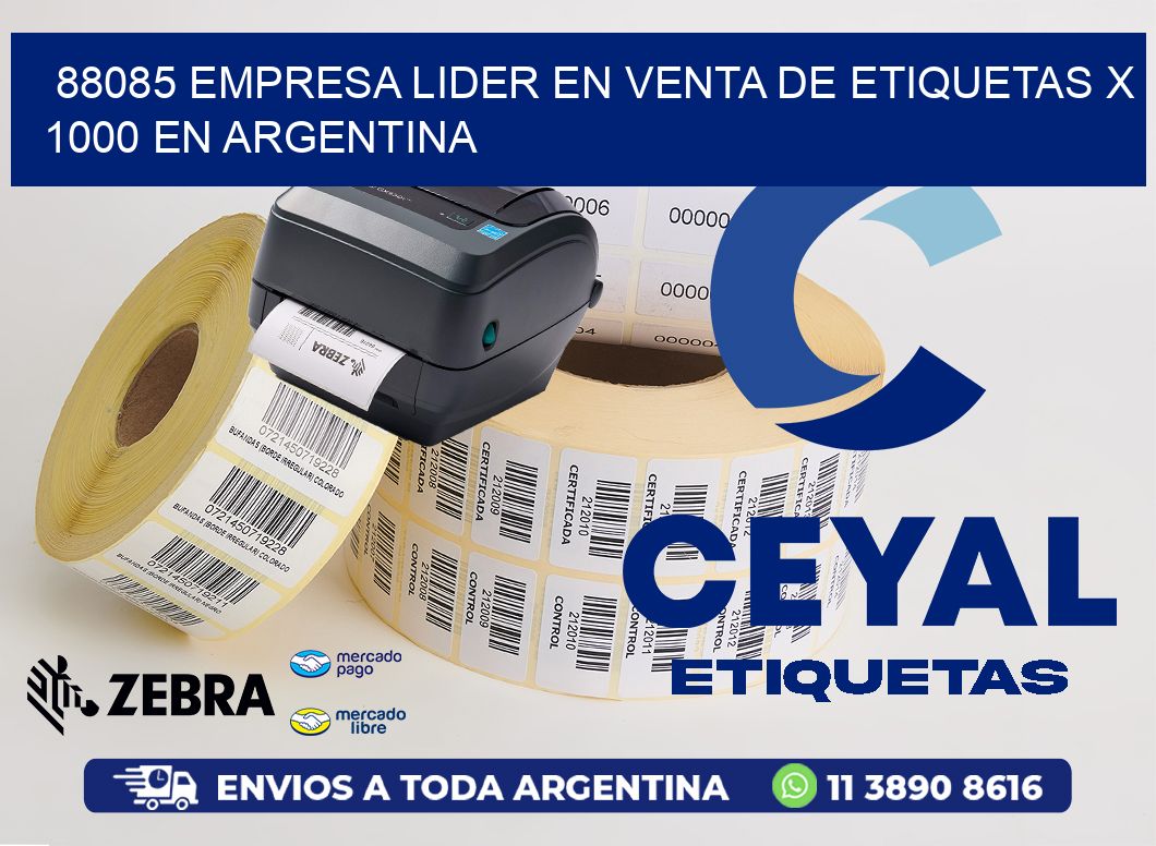 88085 EMPRESA LIDER EN VENTA DE ETIQUETAS X 1000 EN ARGENTINA