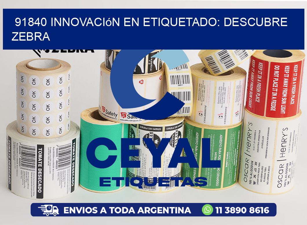 91840 Innovación en Etiquetado: Descubre Zebra