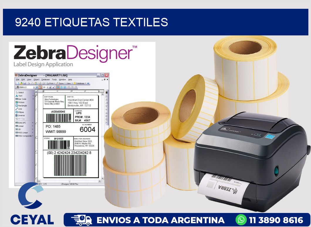9240 ETIQUETAS TEXTILES