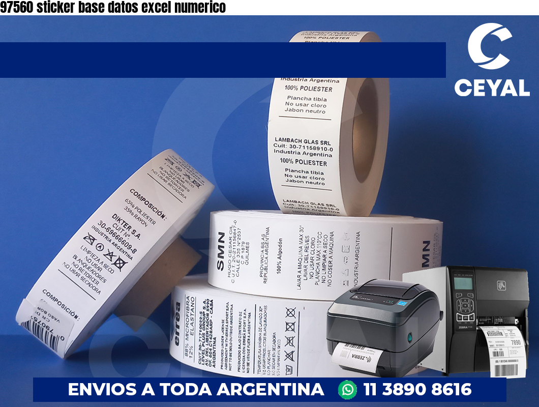 97560 sticker base datos excel numerico