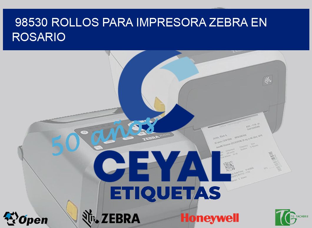 98530 ROLLOS PARA IMPRESORA ZEBRA EN ROSARIO