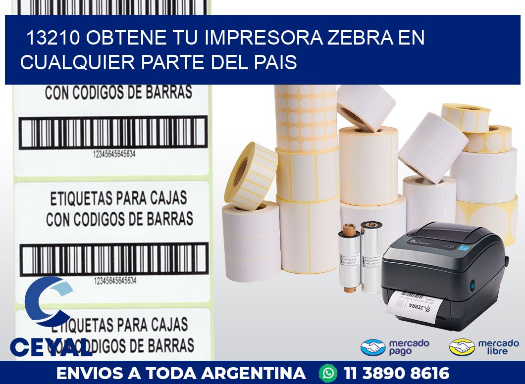13210 OBTENE TU IMPRESORA ZEBRA EN CUALQUIER PARTE DEL PAIS