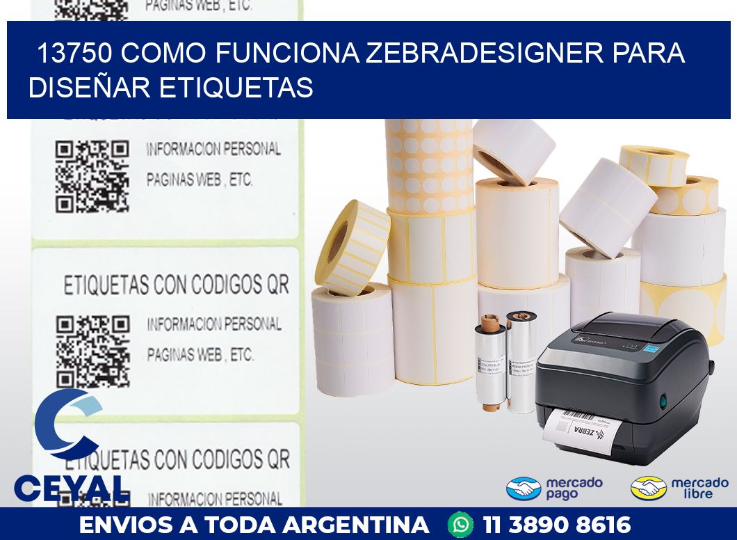 13750 COMO FUNCIONA ZEBRADESIGNER PARA DISEÑAR ETIQUETAS