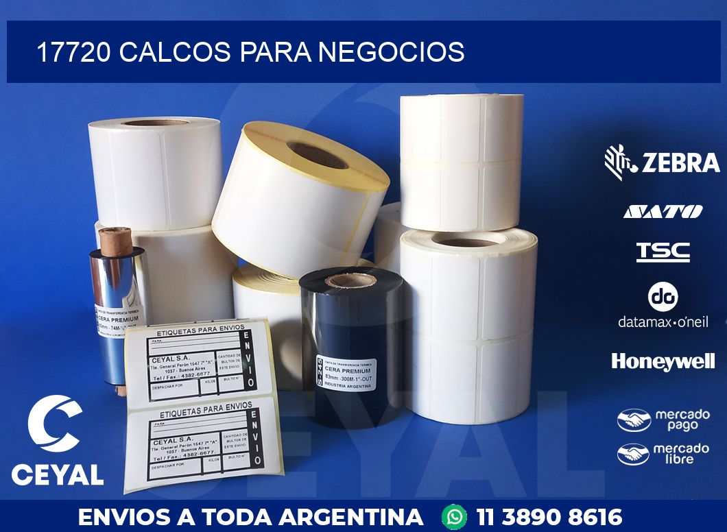 17720 CALCOS PARA NEGOCIOS
