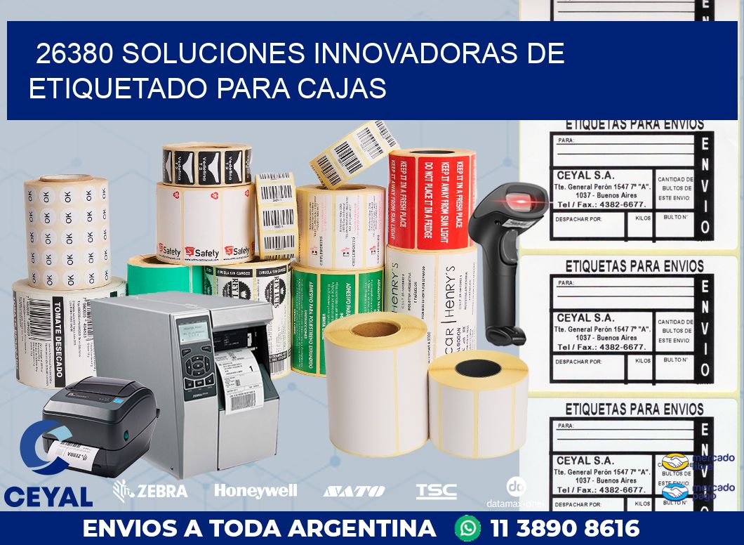 26380 SOLUCIONES INNOVADORAS DE ETIQUETADO PARA CAJAS