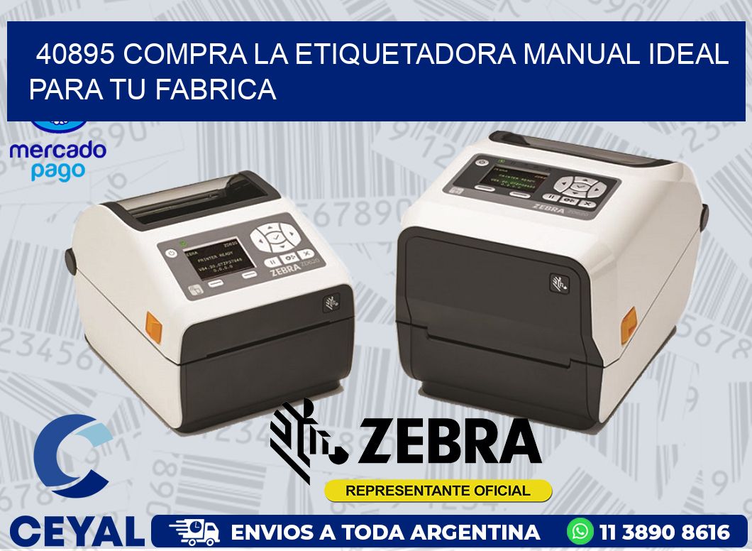 40895 COMPRA LA ETIQUETADORA MANUAL IDEAL PARA TU FABRICA