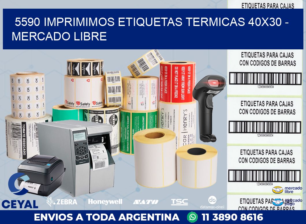5590 IMPRIMIMOS ETIQUETAS TERMICAS 40X30 – MERCADO LIBRE