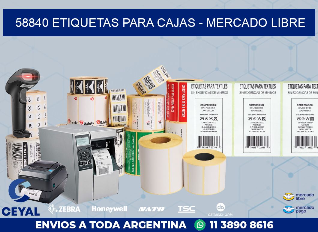 58840 ETIQUETAS PARA CAJAS - MERCADO LIBRE