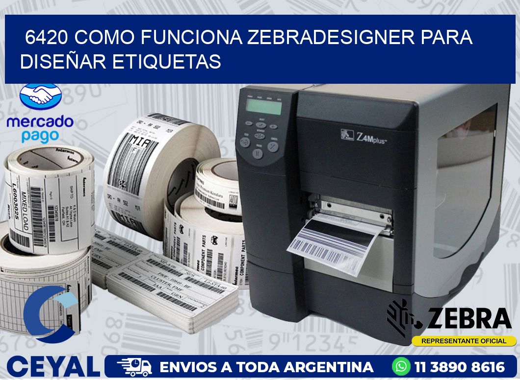 6420 COMO FUNCIONA ZEBRADESIGNER PARA DISEÑAR ETIQUETAS
