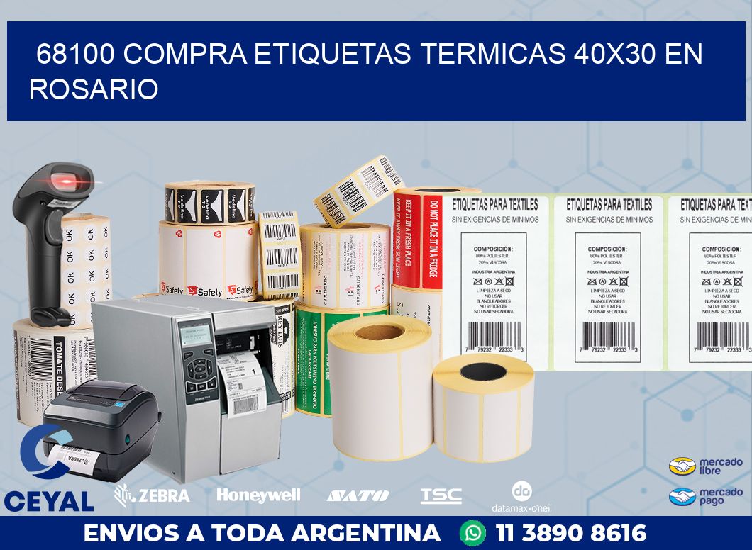68100 COMPRA ETIQUETAS TERMICAS 40X30 EN ROSARIO