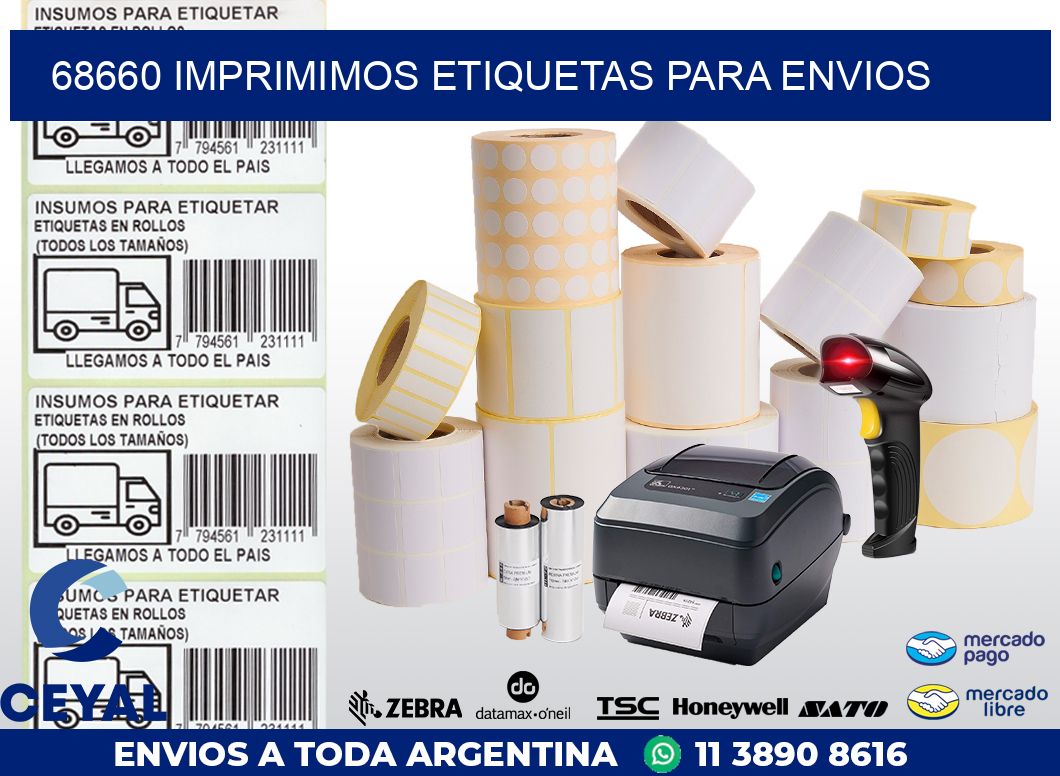 68660 IMPRIMIMOS ETIQUETAS PARA ENVIOS
