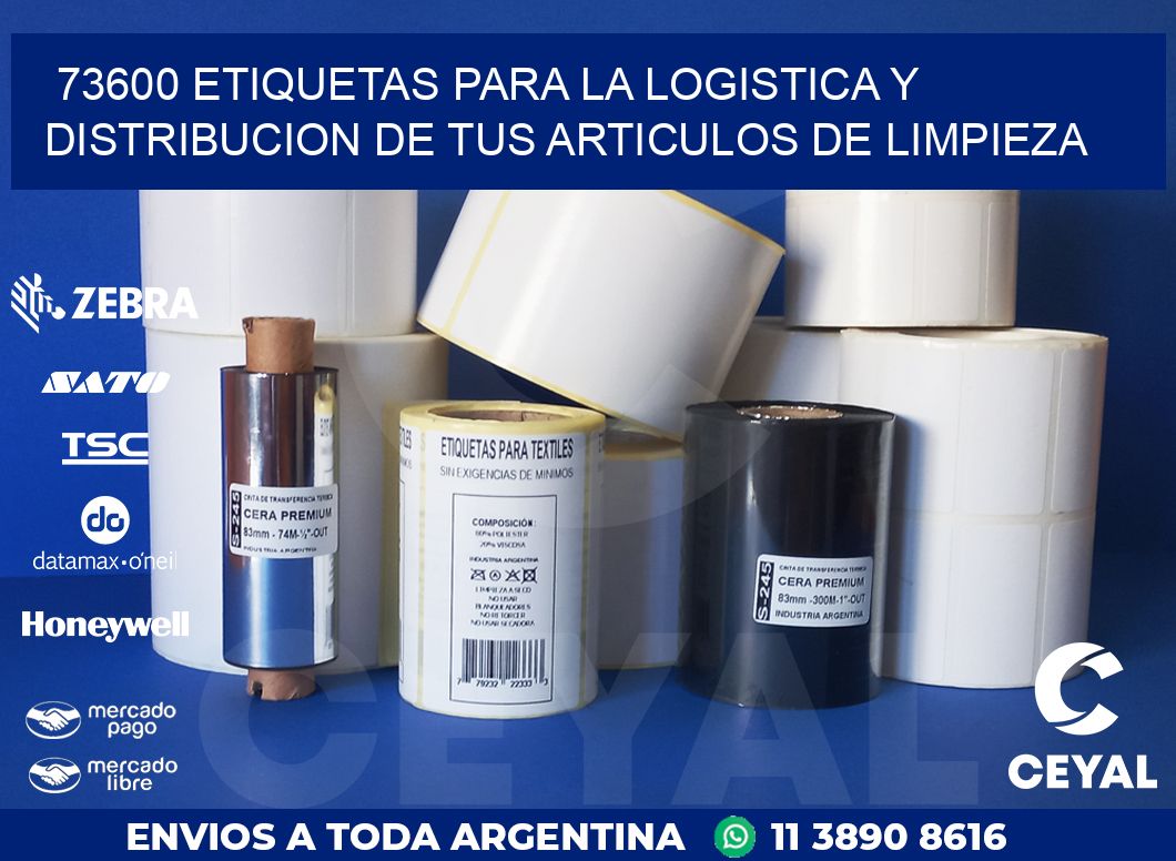 73600 ETIQUETAS PARA LA LOGISTICA Y DISTRIBUCION DE TUS ARTICULOS DE LIMPIEZA