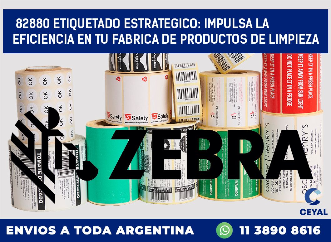 82880 ETIQUETADO ESTRATEGICO: IMPULSA LA EFICIENCIA EN TU FABRICA DE PRODUCTOS DE LIMPIEZA
