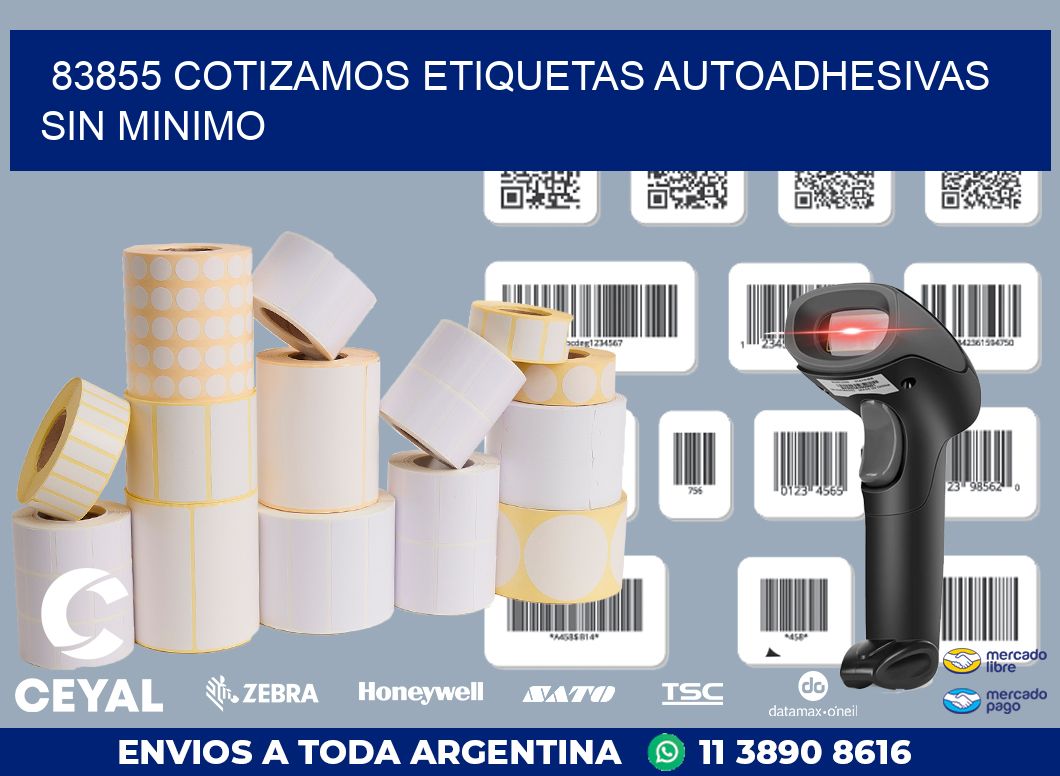 83855 COTIZAMOS ETIQUETAS AUTOADHESIVAS SIN MINIMO