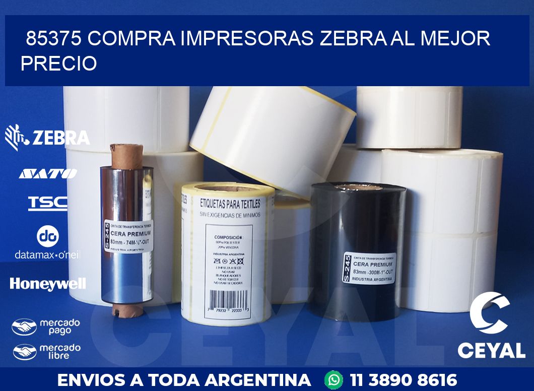 85375 COMPRA IMPRESORAS ZEBRA AL MEJOR PRECIO