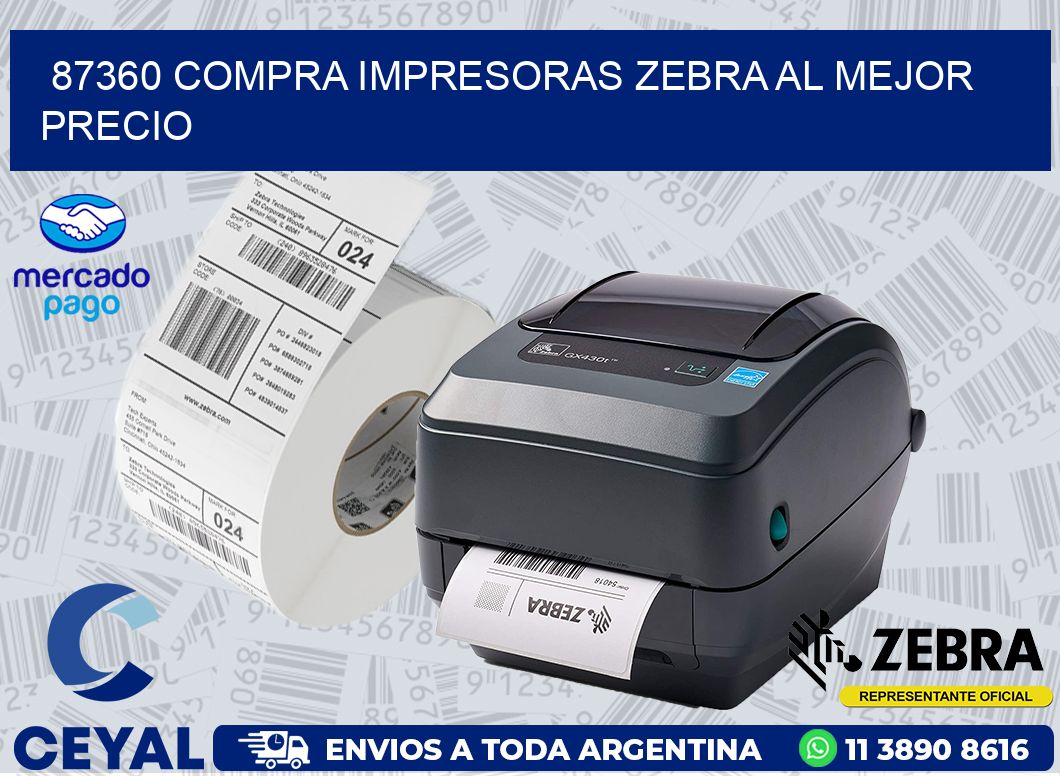 87360 COMPRA IMPRESORAS ZEBRA AL MEJOR PRECIO
