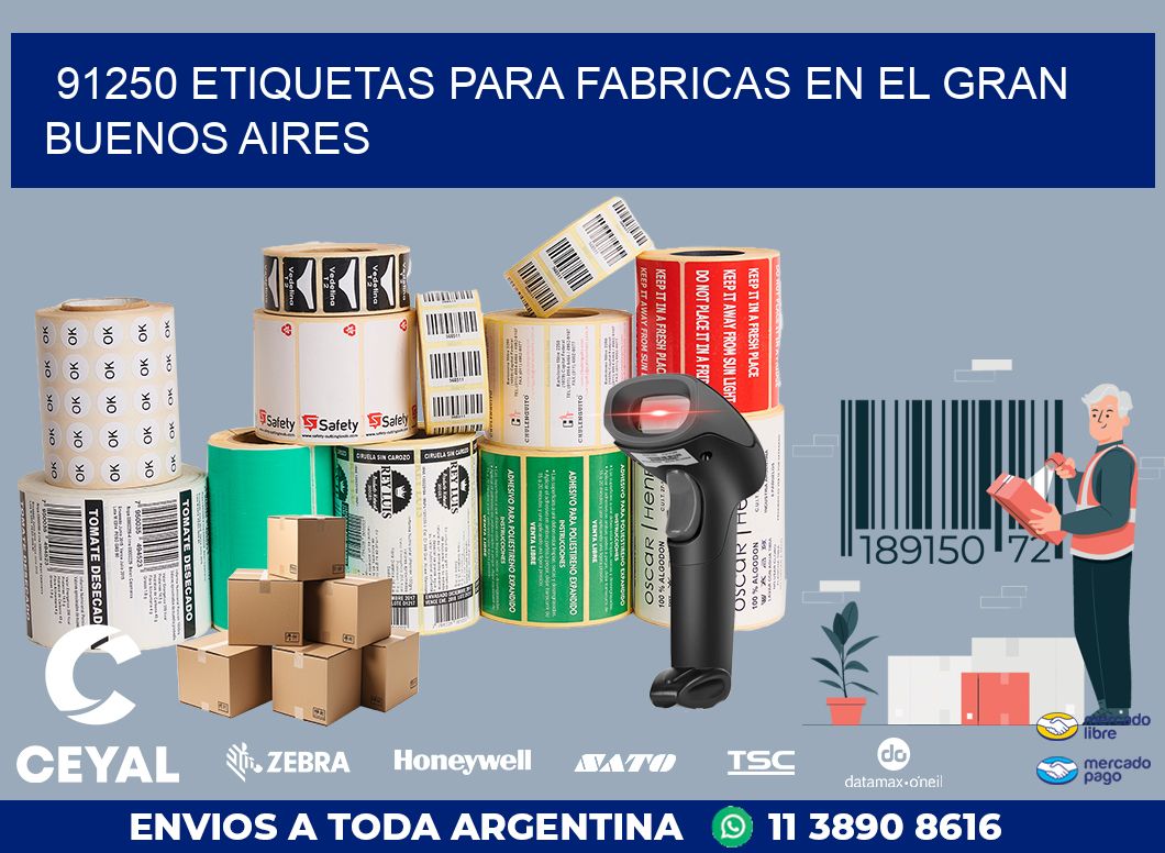 91250 ETIQUETAS PARA FABRICAS EN EL GRAN BUENOS AIRES