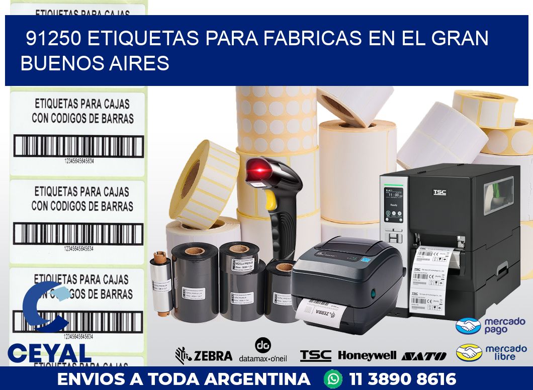91250 ETIQUETAS PARA FABRICAS EN EL GRAN BUENOS AIRES