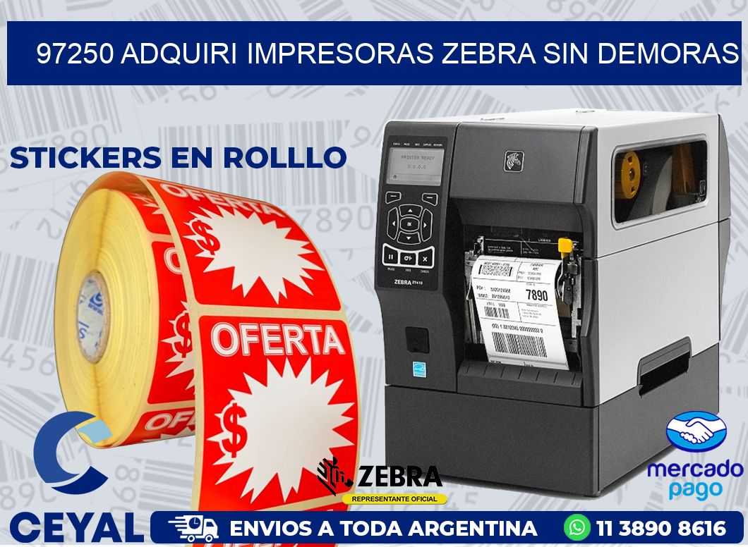 97250 ADQUIRI IMPRESORAS ZEBRA SIN DEMORAS