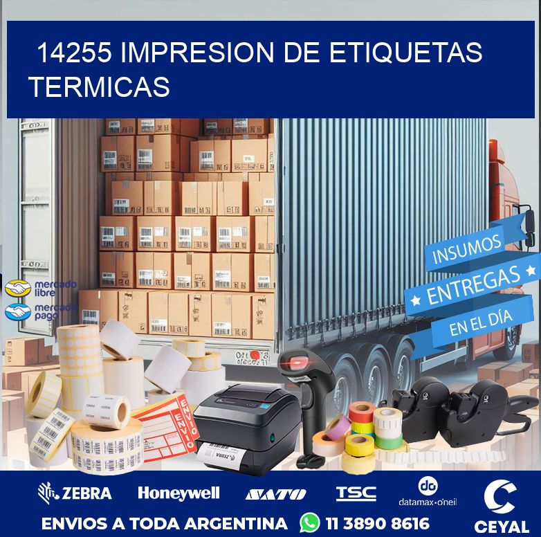 14255 IMPRESION DE ETIQUETAS TERMICAS