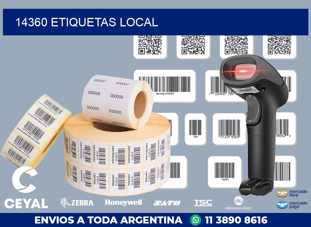 14360 ETIQUETAS LOCAL