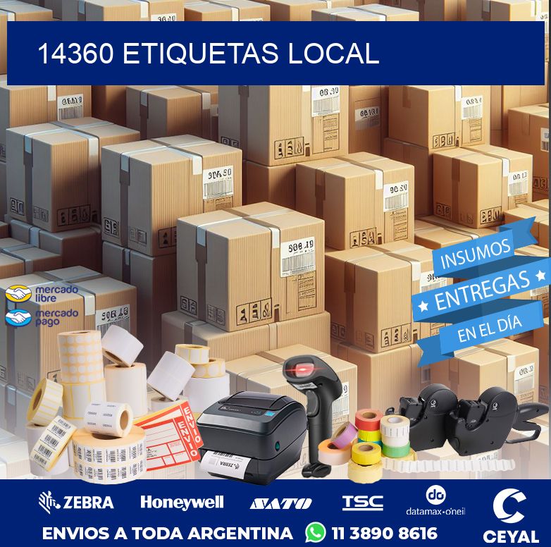 14360 ETIQUETAS LOCAL