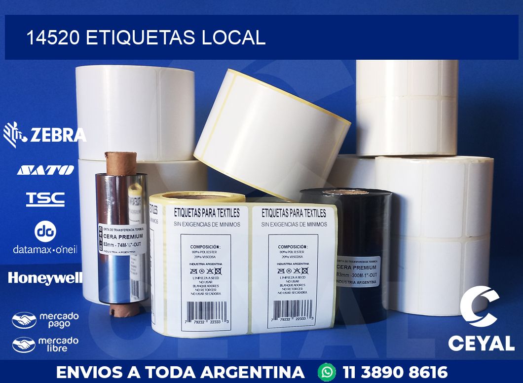 14520 ETIQUETAS LOCAL