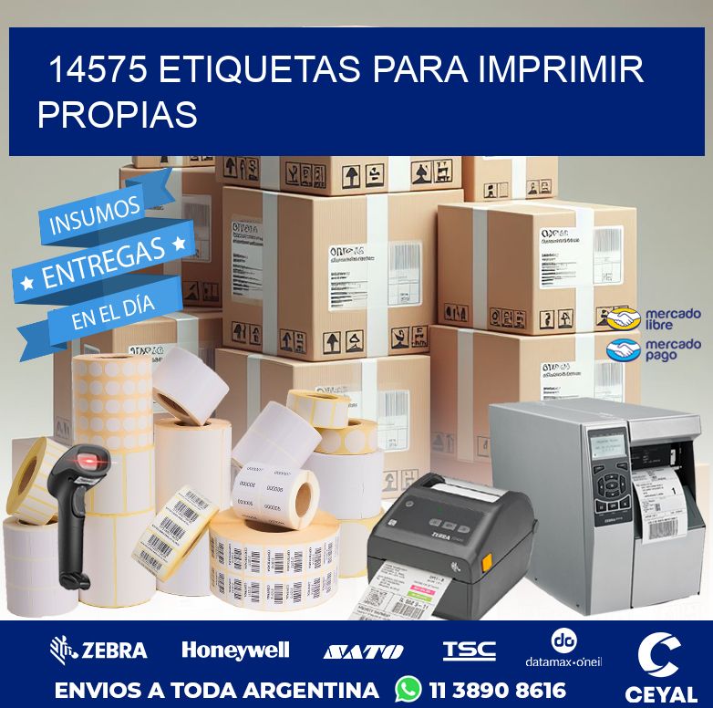 14575 ETIQUETAS PARA IMPRIMIR PROPIAS