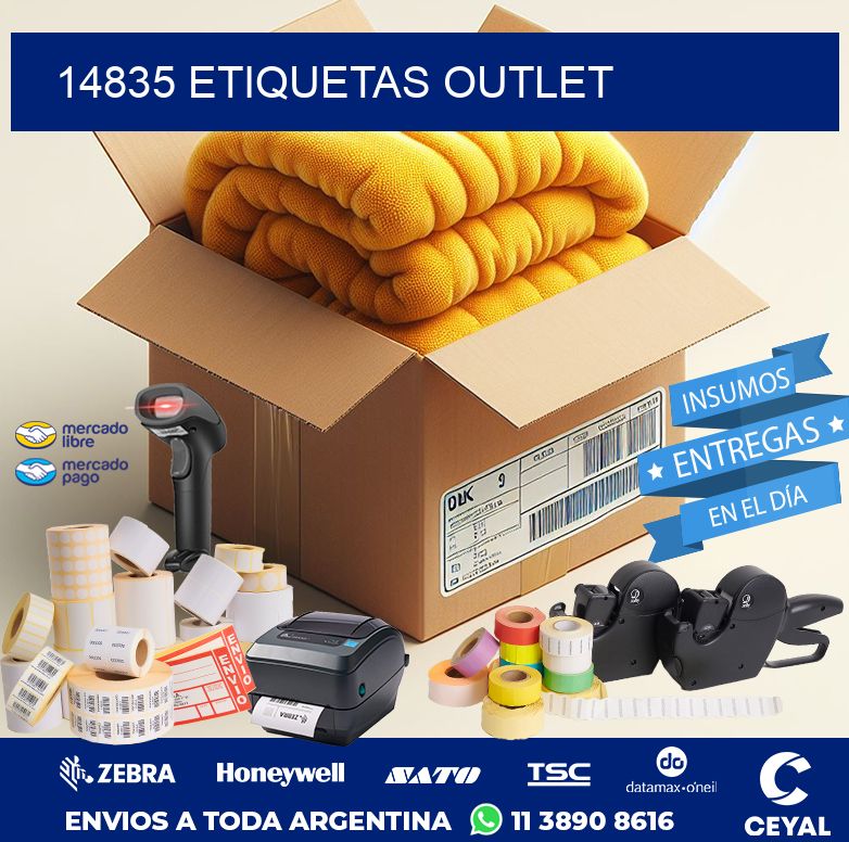 14835 ETIQUETAS OUTLET