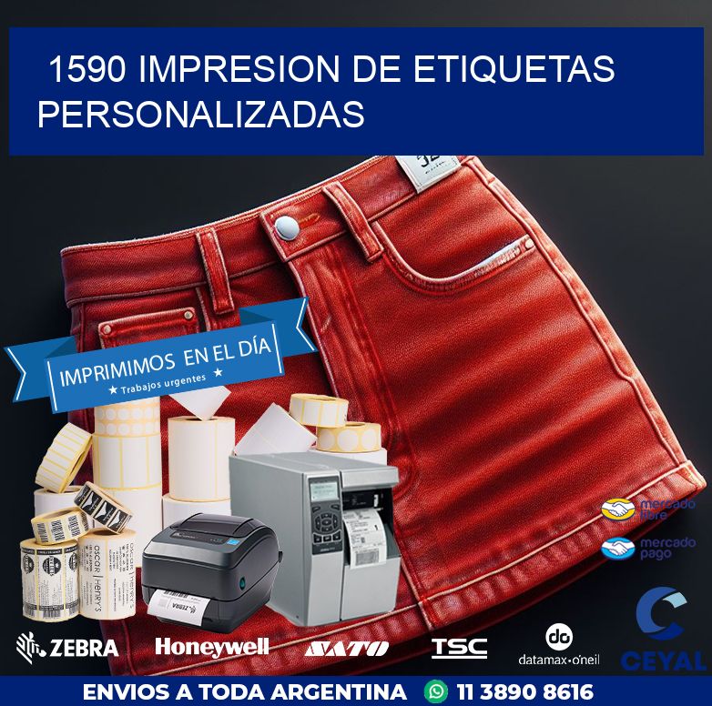 1590 IMPRESION DE ETIQUETAS PERSONALIZADAS