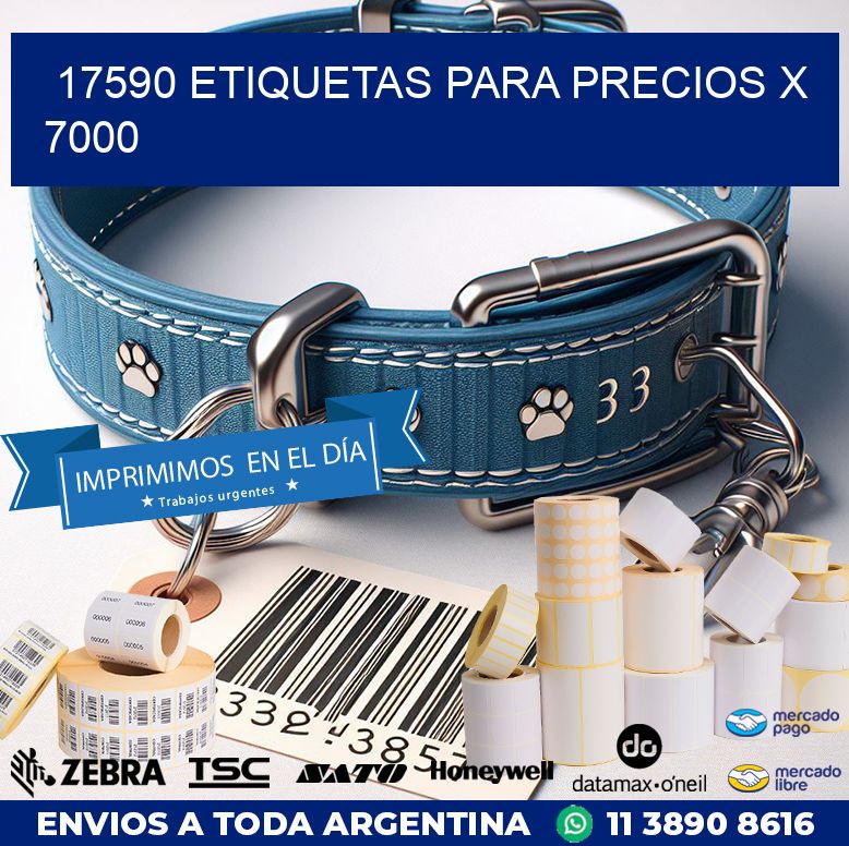 17590 ETIQUETAS PARA PRECIOS X 7000