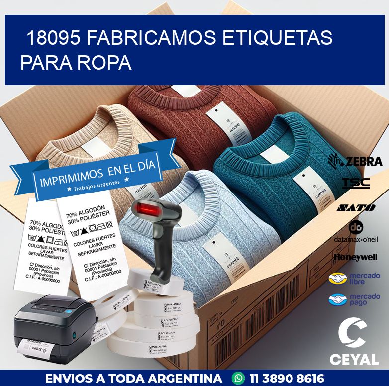 18095 FABRICAMOS ETIQUETAS PARA ROPA