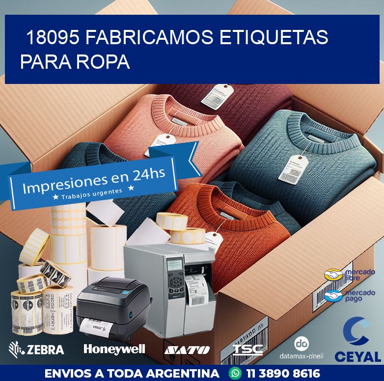 18095 FABRICAMOS ETIQUETAS PARA ROPA