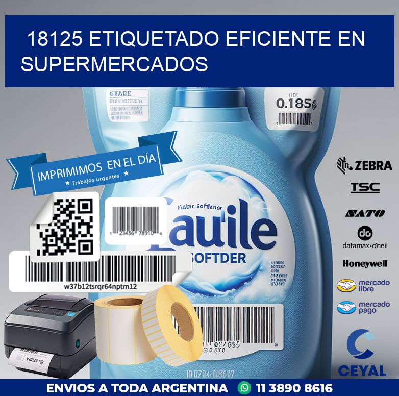 18125 ETIQUETADO EFICIENTE EN SUPERMERCADOS