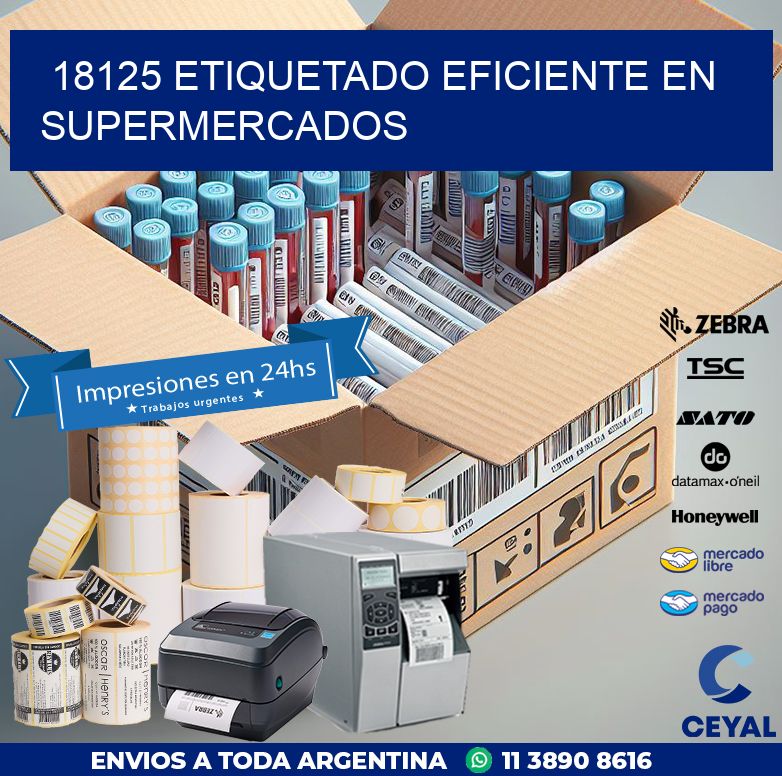 18125 ETIQUETADO EFICIENTE EN SUPERMERCADOS
