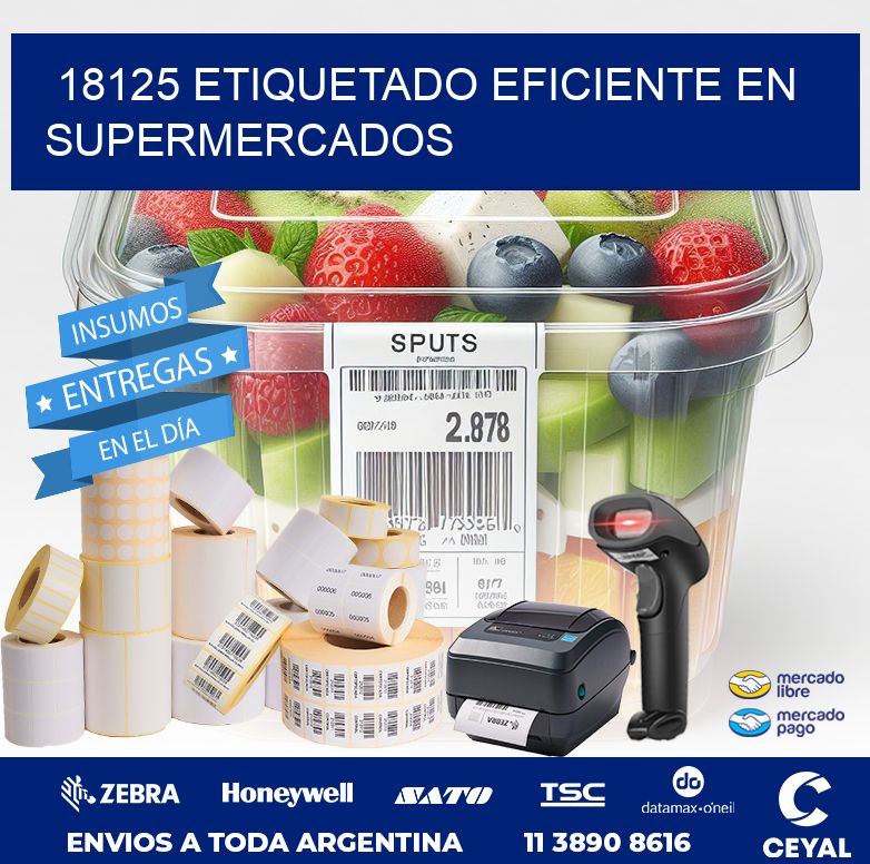 18125 ETIQUETADO EFICIENTE EN SUPERMERCADOS